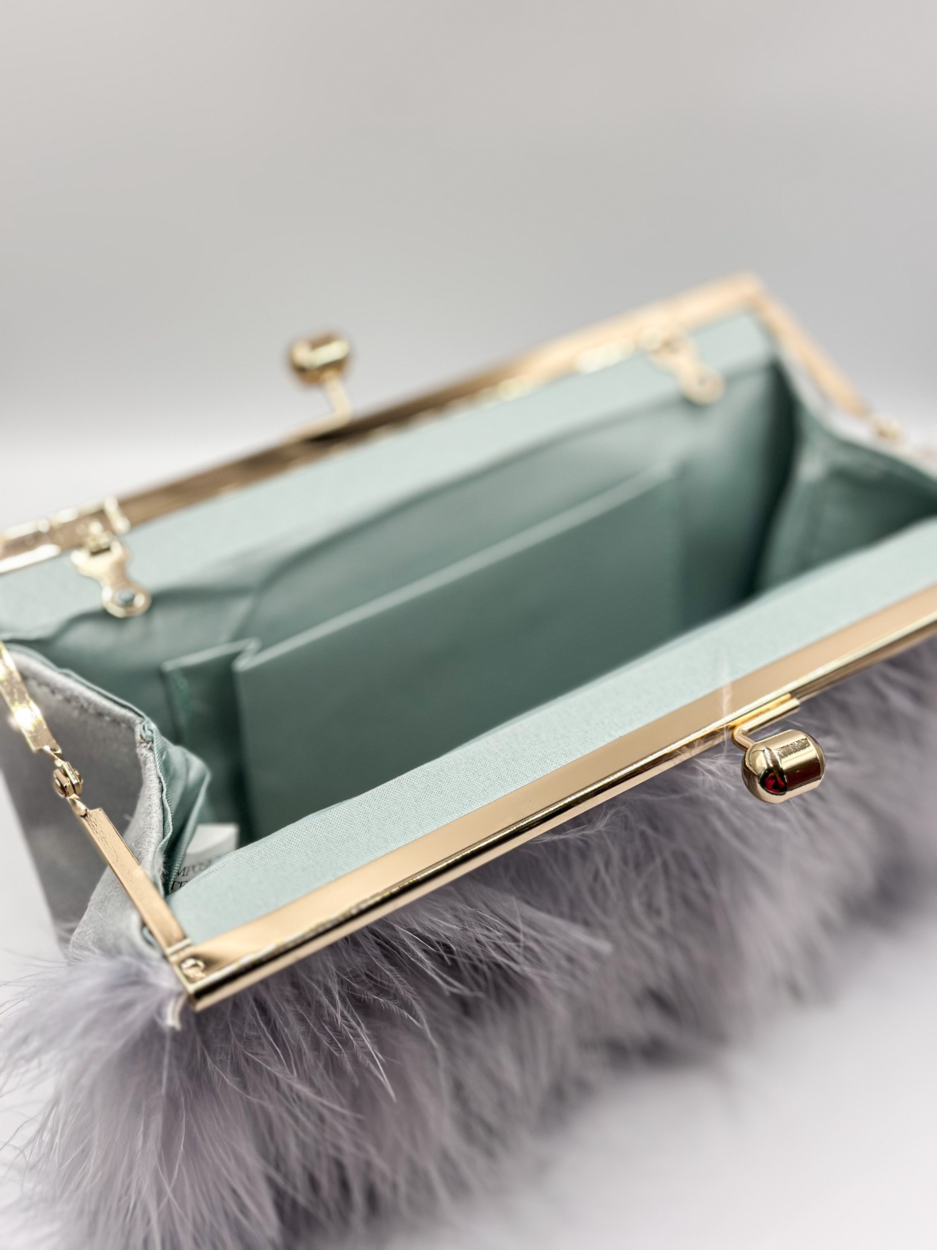 Foggia Grey Clutch