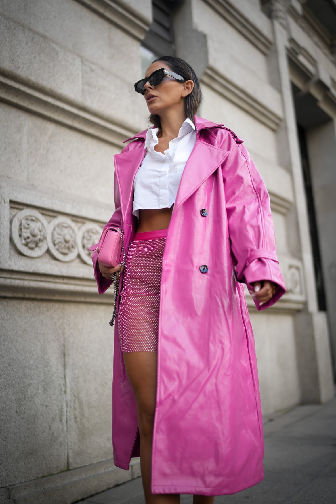 Hélene Pink Trench