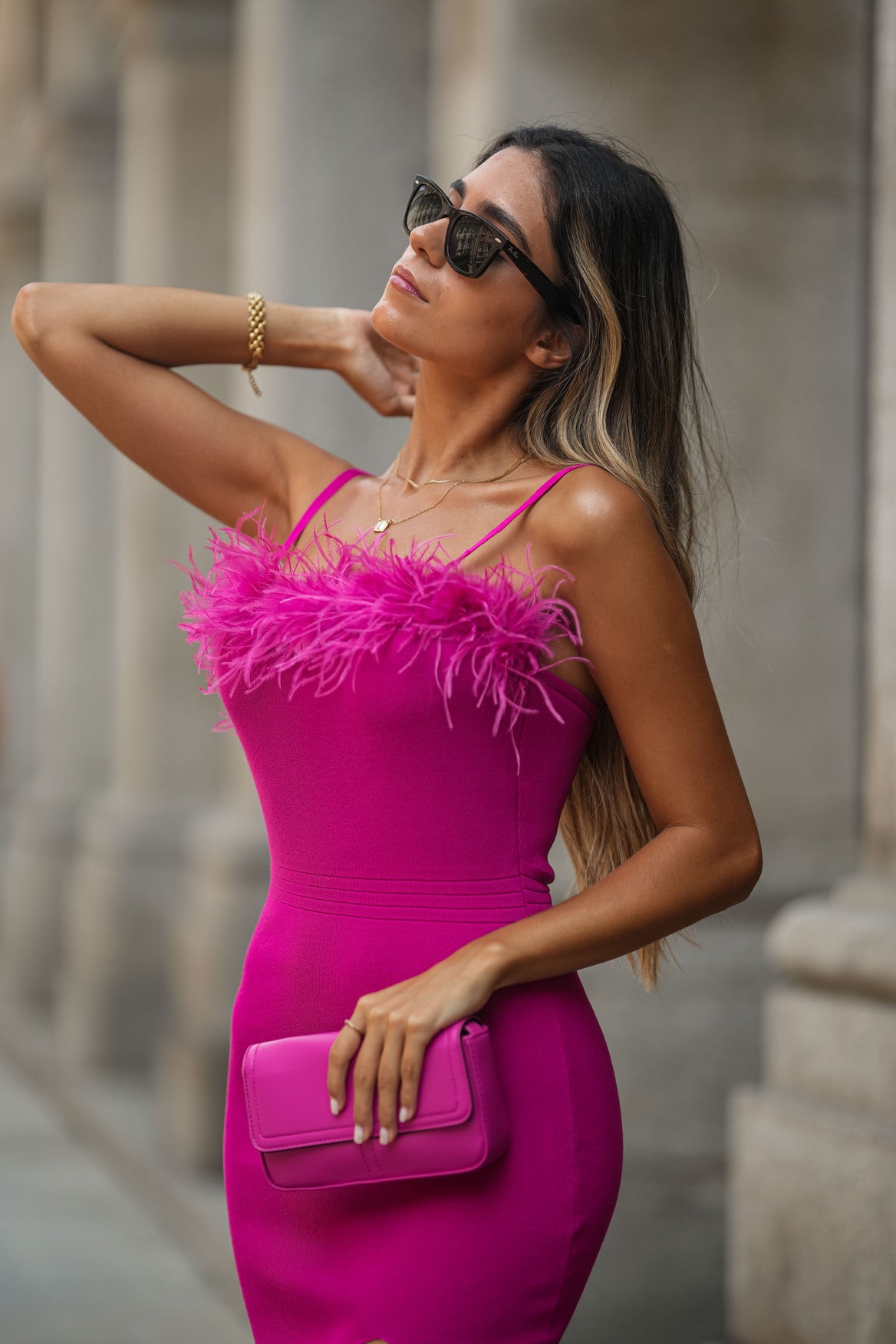 Vestido Margot Rosa