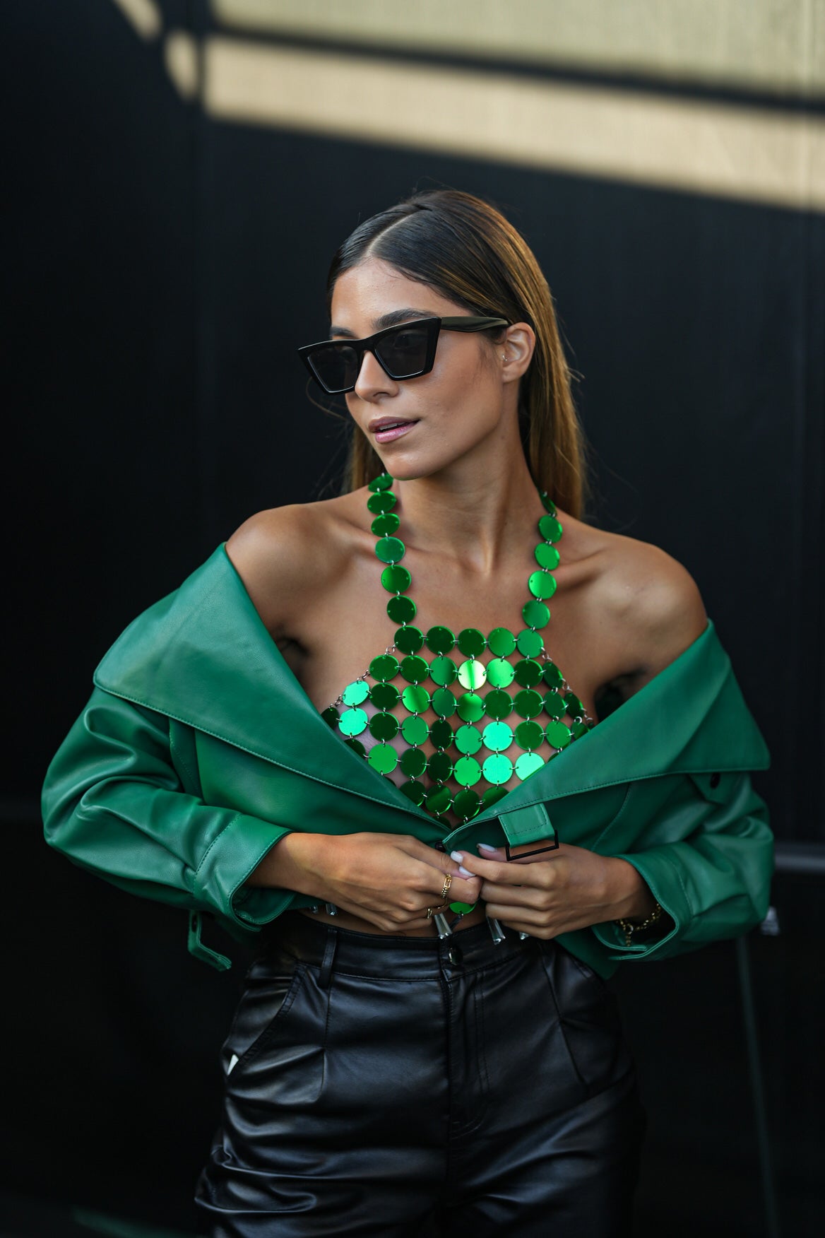 Montana Green Top - GLAM COLLECTION